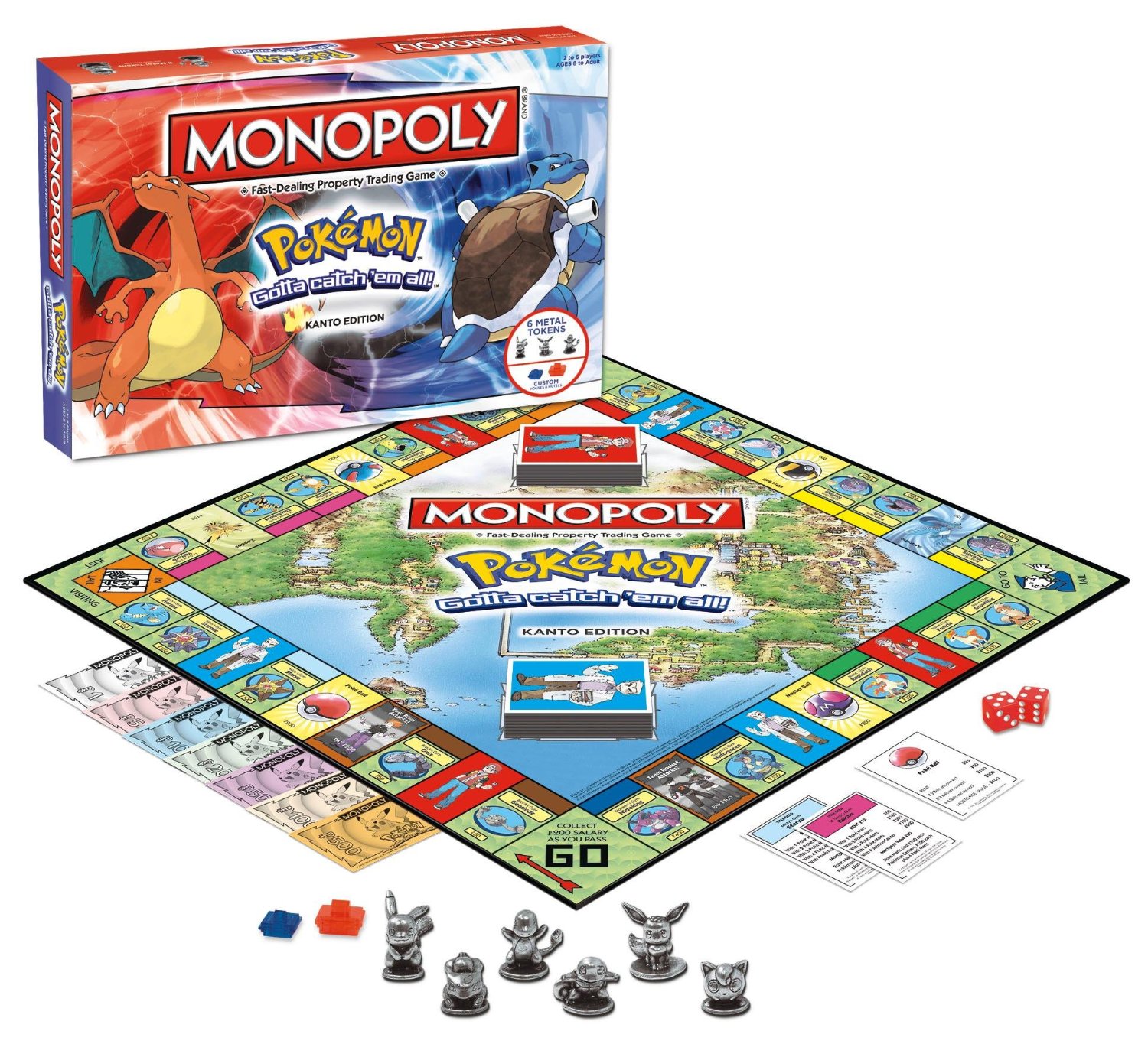 pokemon monopoly kanto edition rules
